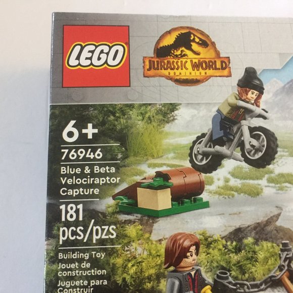 NEW Official Lego Jurassic World Dominion Blue & Beta Velociraptor Culture Set - Picture 2 of 4